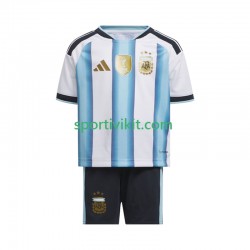Completo da calcio Bambini Argentina World Cup Maglia Prima 2026 Manica Corta