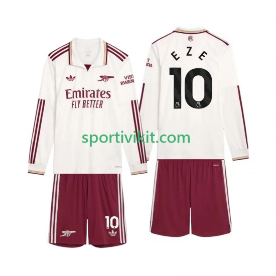 Completo da calcio Bambini Arsenal Eze 10 Maglia Terza 2025-2026 Manica Lunga
