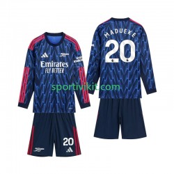 Completo da calcio Bambini Arsenal Madueke 20 Maglia Seconda 2025-2026 Manica Lunga