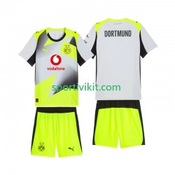 Completo da calcio Bambini Borussia Dortmund Maglia Seconda 2025-2026 Manica Corta
