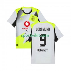 Borussia Dortmund Serhou Guirassy 9 Uomo Maglia Seconda 2025-2026 Manica Corta