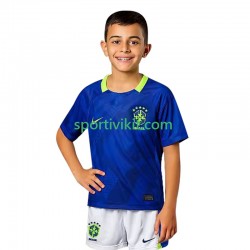 Completo da calcio Bambini Brasile Maglia Seconda 2025-2026 Manica Corta