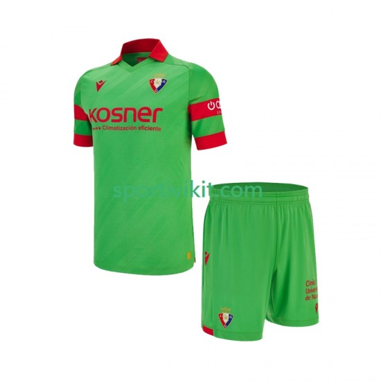 Completo da calcio Bambini CA Osasuna Maglia Seconda 2025-2026 Manica Corta