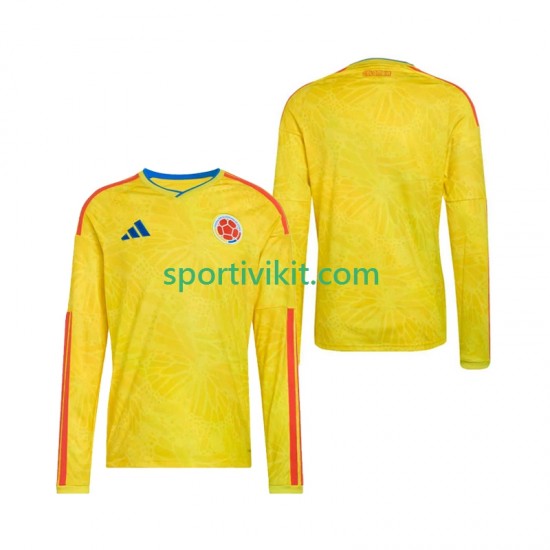 Colombia World Cup Uomo Maglia Prima 2026 Manica Lunga