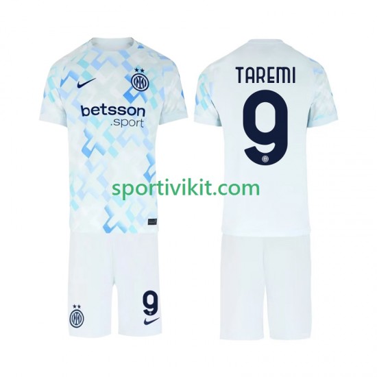 Completo da calcio Bambini Inter Milan Marcus Thuram 9 Maglia Seconda 2025-2026 Manica Corta