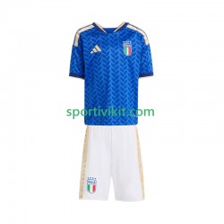 Completo da calcio Bambini Italia World Cup Maglia Prima 2026 Manica Corta