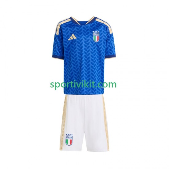 Completo da calcio Bambini Italia World Cup Maglia Prima 2026 Manica Corta
