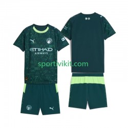 Completo da calcio Bambini Manchester City Maglia Quarto 2025-2026 Manica Corta