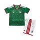 Completo da calcio Bambini Messico World Cup Maglia Prima 2026 Manica Corta