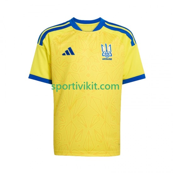 Completo da calcio Bambini Ucraina World Cup Maglia Prima 2026 Manica Corta