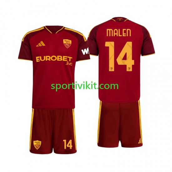 Completo da calcio Bambini AS Roma Donyell Malen 14 Maglia Prima 2026-2027 Manica Corta