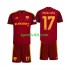 Completo da calcio Bambini AS Roma Manu Kone 17 Maglia Prima 2026-2027 Manica Corta