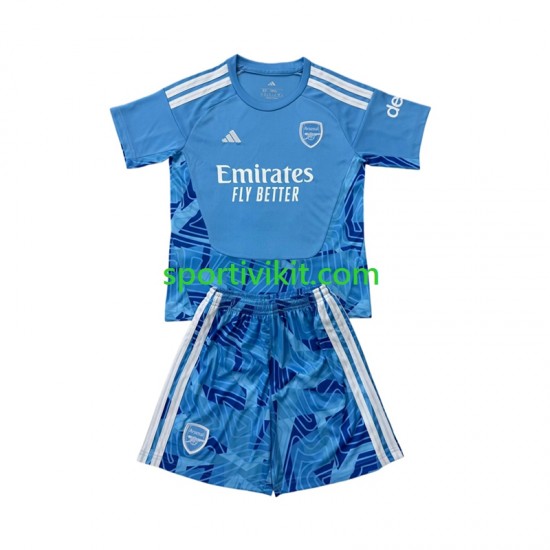 Completo da calcio Bambini Arsenal Portiere Maglia Quarto 2026-2027 Manica Corta