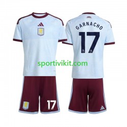 Completo da calcio Bambini Aston Villa Alejandro Garnacho 17 Maglia Terza 2026-2027 Manica Corta