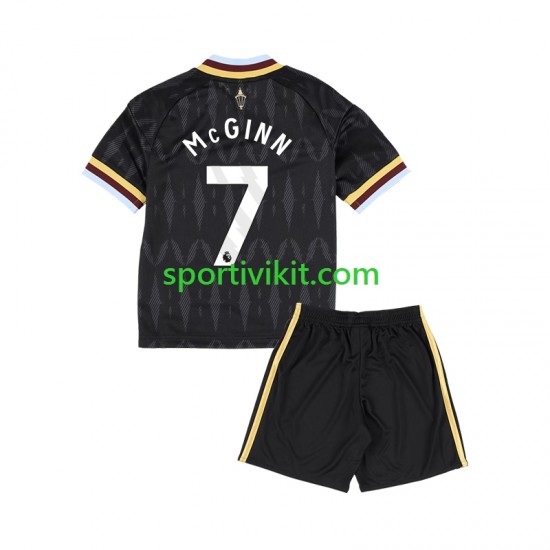 Completo da calcio Bambini Aston Villa John McGinn 7 Maglia Seconda 2026-2027 Manica Corta