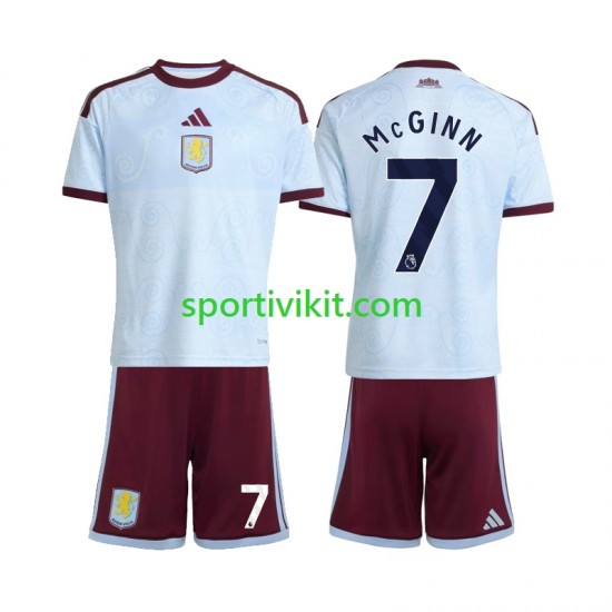 Completo da calcio Bambini Aston Villa John McGinn 7 Maglia Terza 2026-2027 Manica Corta