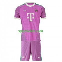 Completo da calcio Bambini FC Bayern München Portiere Maglia Terza 2026-2027 Manica Corta