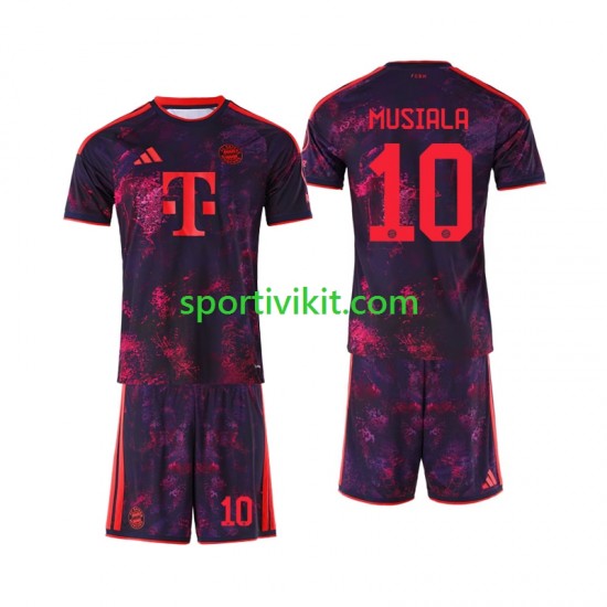 Completo da calcio Bambini FC Bayern München Jamal Musiala 10 Maglia Terza 2026-2027 Manica Corta