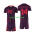 Completo da calcio Bambini FC Bayern München Luis Diaz 14 Maglia Terza 2026-2027 Manica Corta