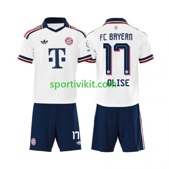 Completo da calcio Bambini FC Bayern München Michael Olise 17 Maglia Seconda 2026-2027 Manica Corta