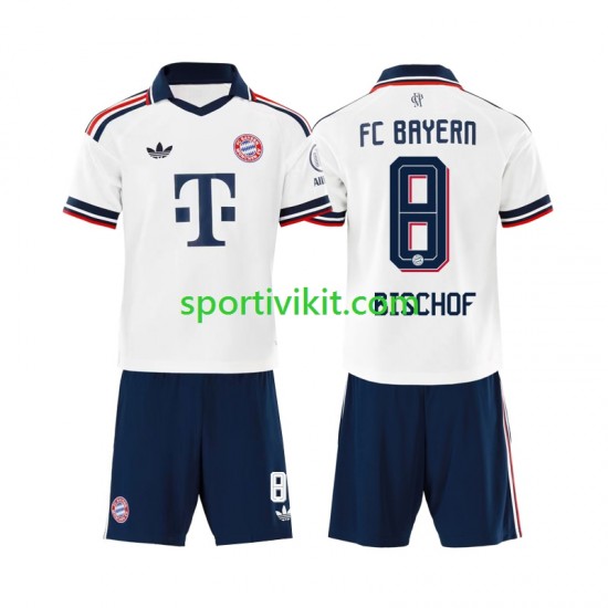 Completo da calcio Bambini FC Bayern München Tom Bischof 8 Maglia Seconda 2026-2027 Manica Corta