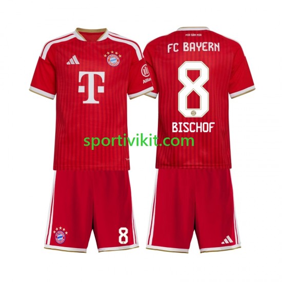 Completo da calcio Bambini FC Bayern München Tom Bischof 8 Maglia Prima 2026-2027 Manica Corta