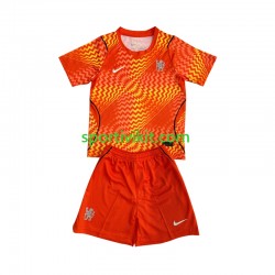 Completo da calcio Bambini Chelsea Portiere Maglia Seconda 2026-2027 Manica Corta