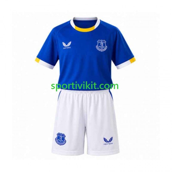 Completo da calcio Bambini Everton Maglia Prima 2026-2027 Manica Corta