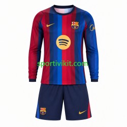 Completo da calcio Bambini FC Barcelona Maglia Prima 2026-2027 Manica Lunga