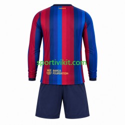 Completo da calcio Bambini FC Barcelona Maglia Prima 2026-2027 Manica Lunga