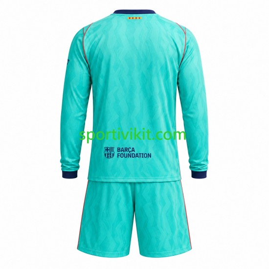 Completo da calcio Bambini FC Barcelona Maglia Terza 2026-2027 Manica Lunga