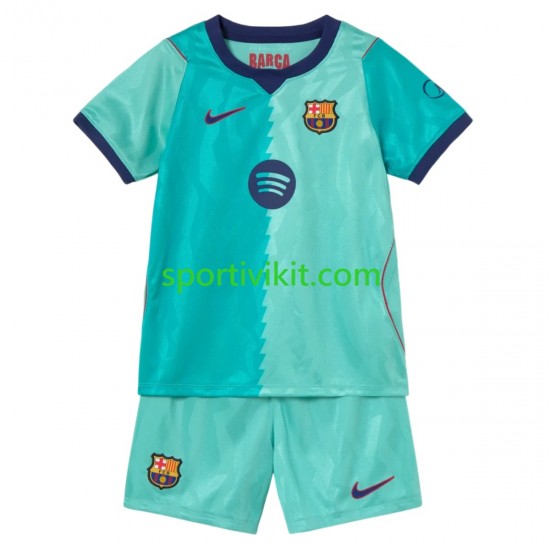 Completo da calcio Bambini FC Barcelona Maglia Terza 2026-2027 Manica Corta