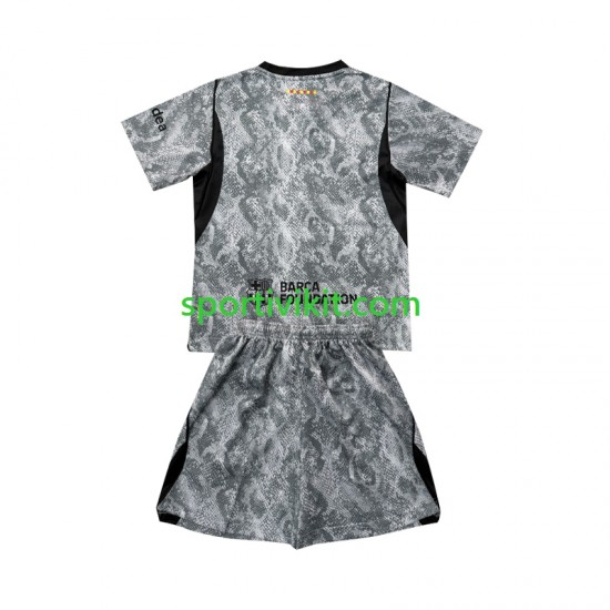 Completo da calcio Bambini FC Barcelona Portiere Maglia Seconda 2026-2027 Manica Corta