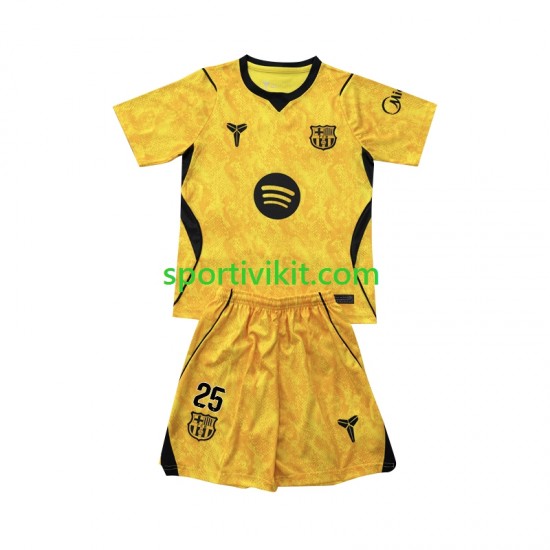 Completo da calcio Bambini FC Barcelona Portiere Dominik Livakovic 25 Maglia Quarto 2026-2027 Manica Corta