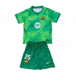 Completo da calcio Bambini FC Barcelona Portiere Dominik Livakovic 25 Maglia Prima 2026-2027 Manica Corta