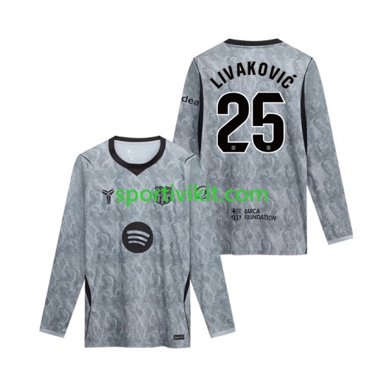 FC Barcelona Portiere Dominik Livakovic 25 Uomo Maglia Seconda 2026-2027 Manica Lunga