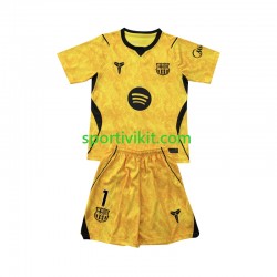 Completo da calcio Bambini FC Barcelona Portiere Joan Garcia 1 Maglia Quarto 2026-2027 Manica Corta
