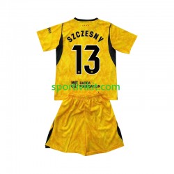 Completo da calcio Bambini FC Barcelona Portiere Wojciech Szczesny 13 Maglia Quarto 2026-2027 Manica Corta