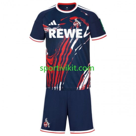 Completo da calcio Bambini FC Köln Maglia Seconda 2026-2027 Manica Corta