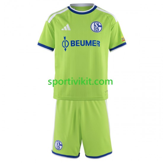 Completo da calcio Bambini Schalke 04 FC Maglia Terza 2026-2027 Manica Corta