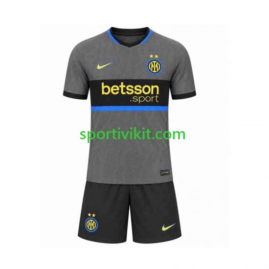 Completo da calcio Bambini Inter Milan Maglia Terza 2026-2027 Manica Corta