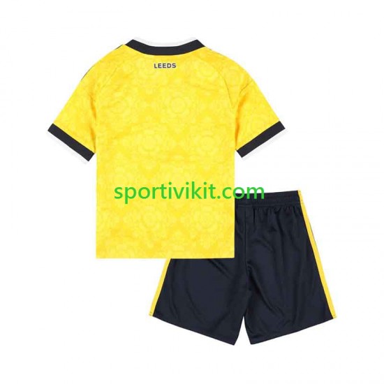 Completo da calcio Bambini Leeds United Maglia Seconda 2026-2027 Manica Corta