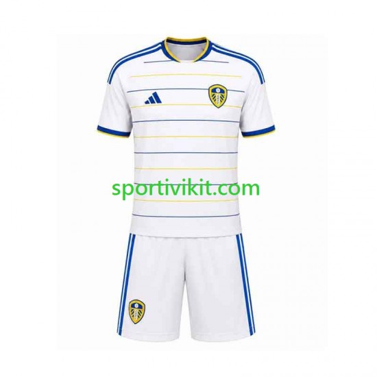 Completo da calcio Bambini Leeds United Maglia Prima 2026-2027 Manica Corta