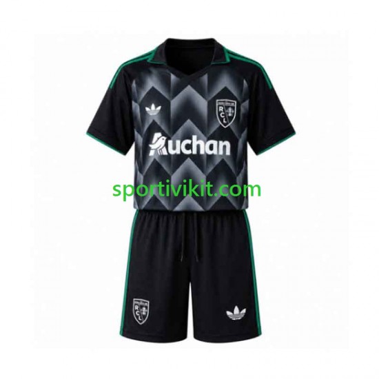 Completo da calcio Bambini Lens Maglia Seconda 2026-2027 Manica Corta