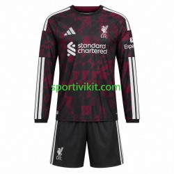 Completo da calcio Bambini Liverpool Maglia Terza 2026-2027 Manica Lunga