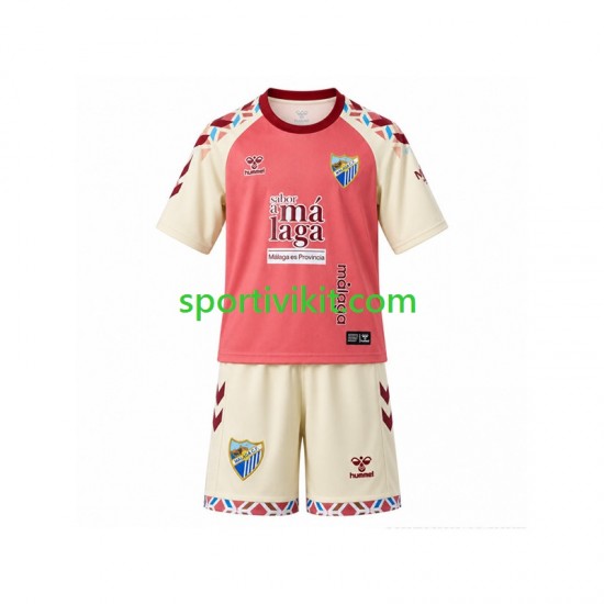 Completo da calcio Bambini Málaga CF Maglia Seconda 2026-2027 Manica Corta