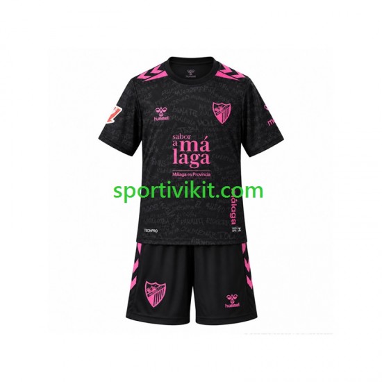 Completo da calcio Bambini Málaga CF Maglia Terza 2026-2027 Manica Corta