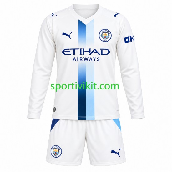 Completo da calcio Bambini Manchester City Maglia Terza 2026-2027 Manica Lunga
