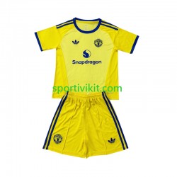 Completo da calcio Bambini Manchester United Portiere Maglia Terza 2026-2027 Manica Corta