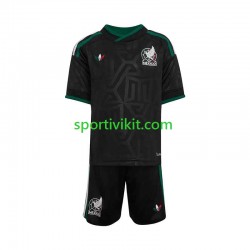 Completo da calcio Bambini Messico Maglia Terza 2026 Manica Corta